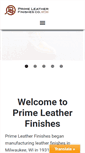 Mobile Screenshot of primeleatherfinishes.com